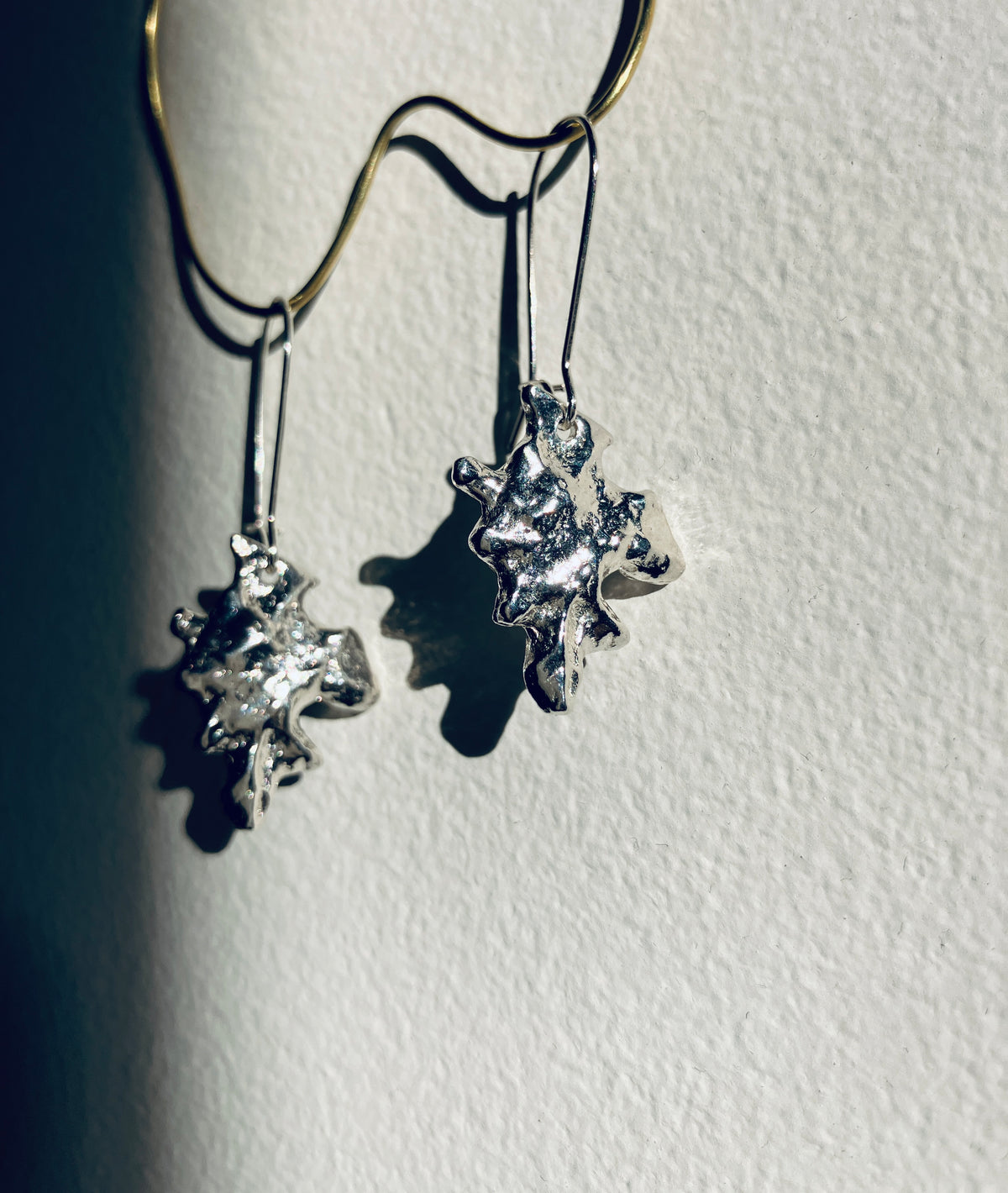 Zeste Boucles d'oreilles Argent .925 (version crochets)